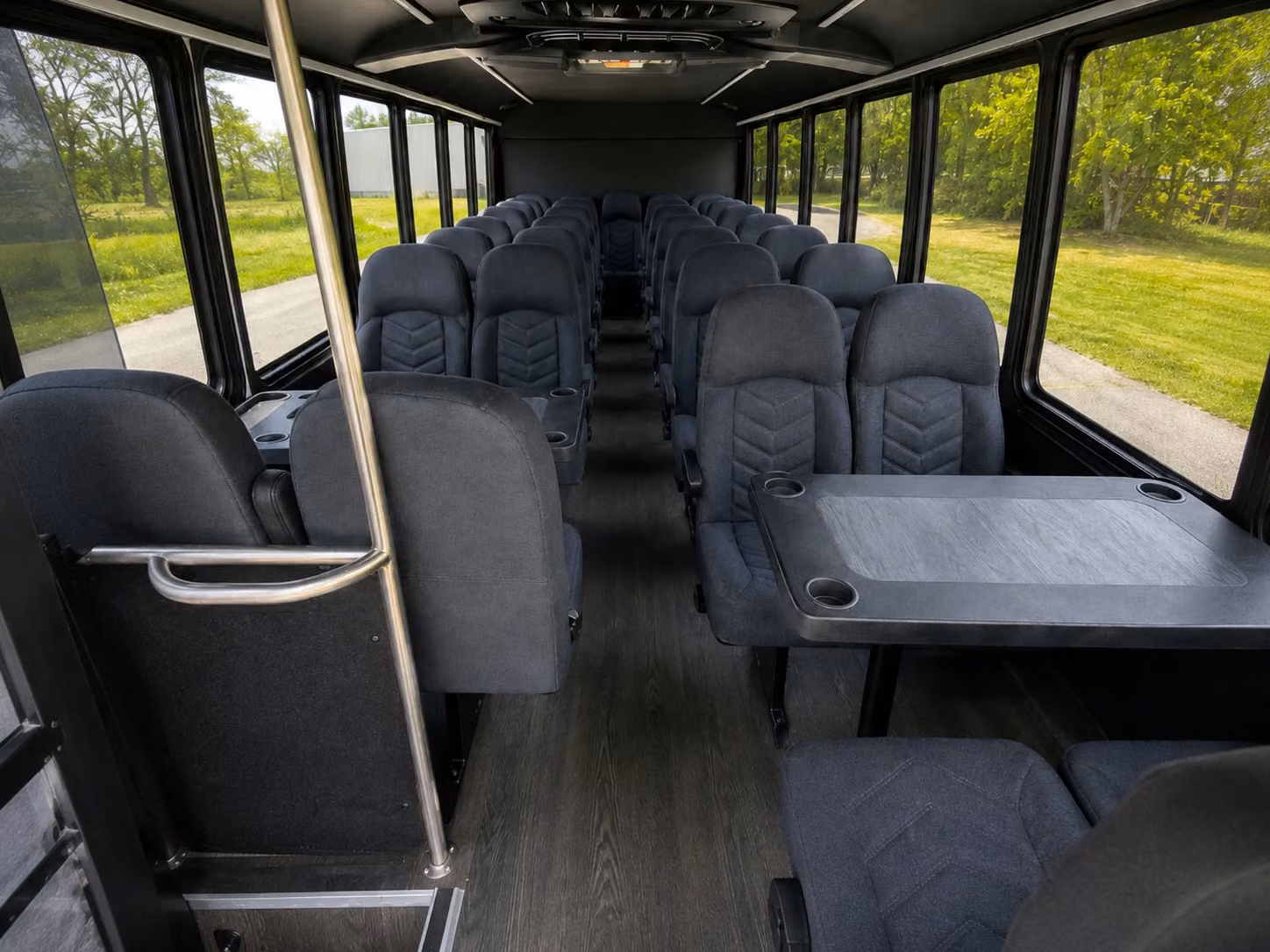 15 passenger minibus inside