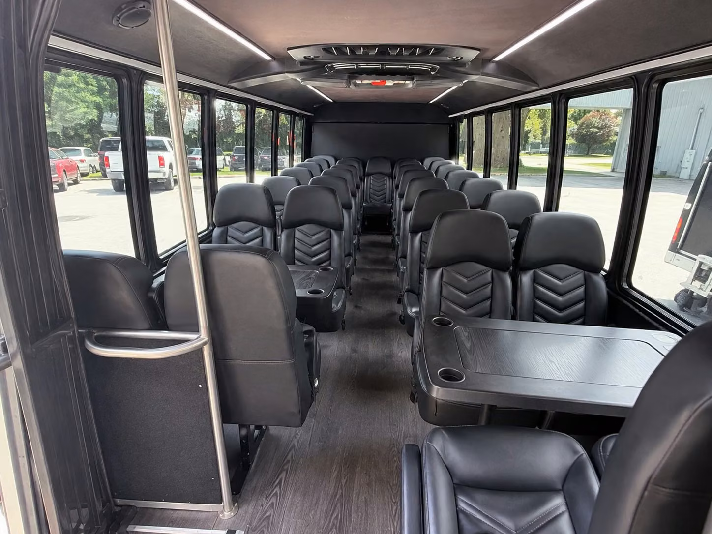 18 passenger minibus inside