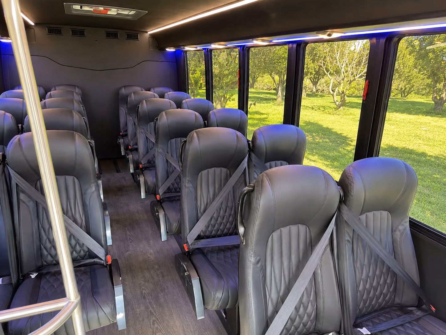 20 passenger minibus inside