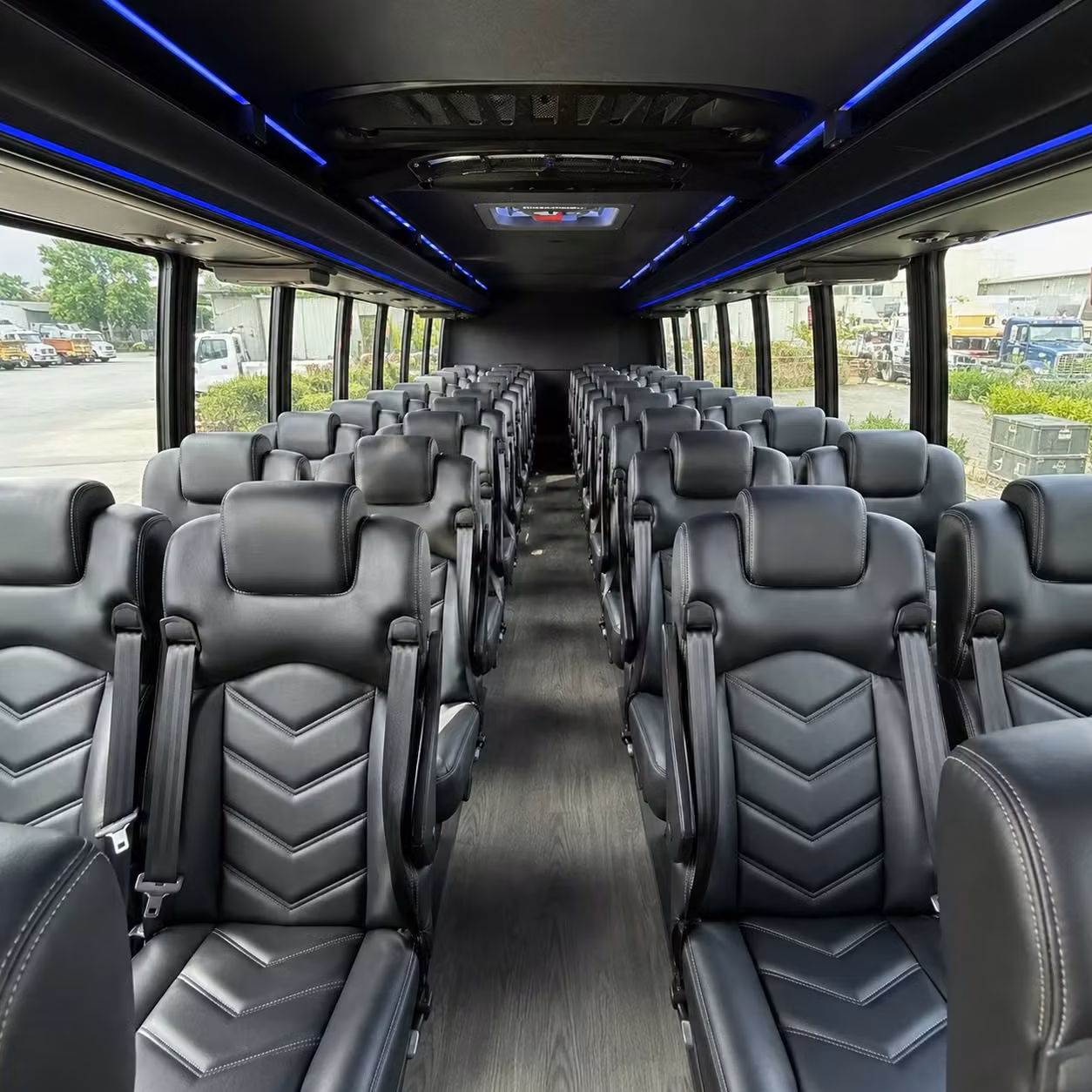 35 passenger minibus inside