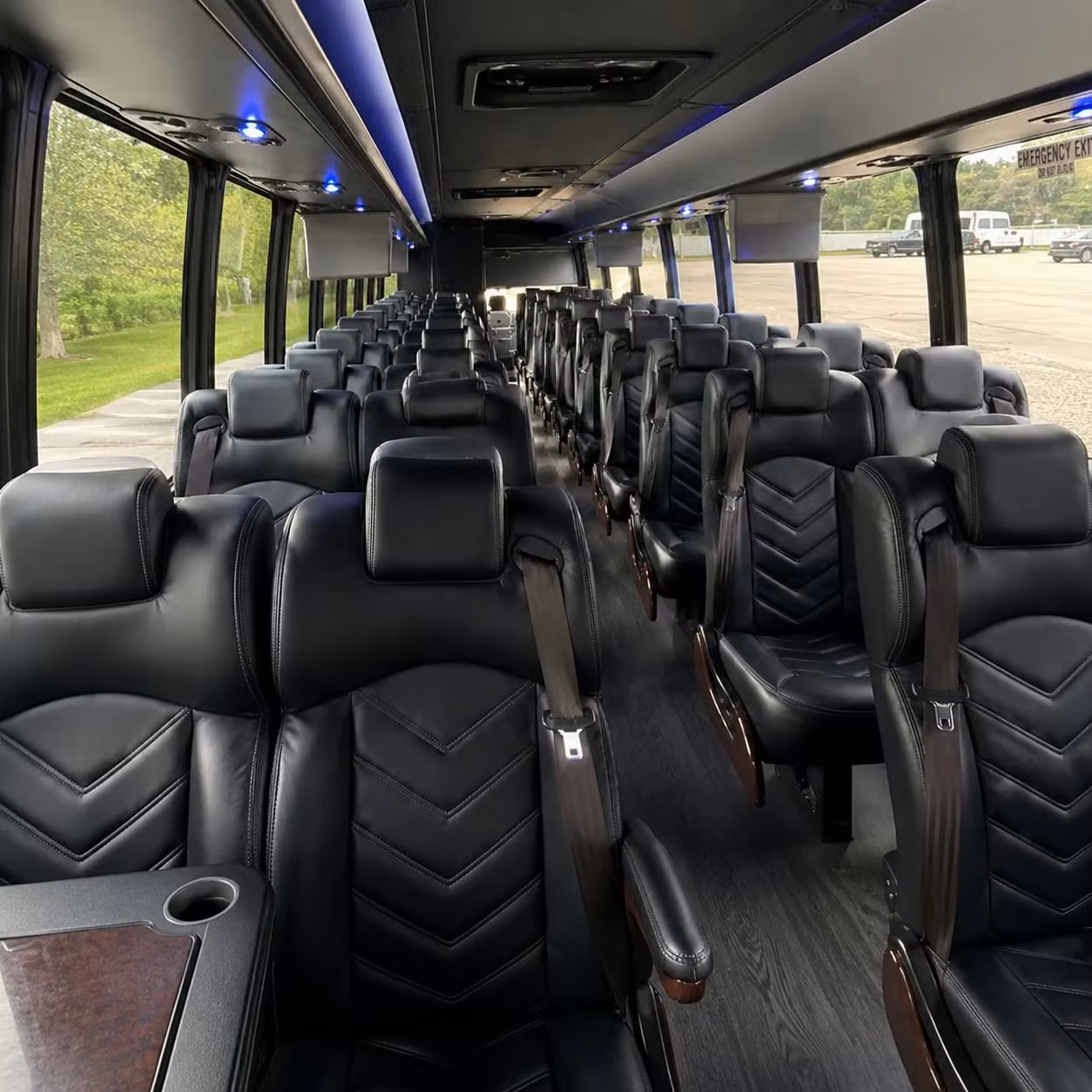 35 passenger minibus interior
