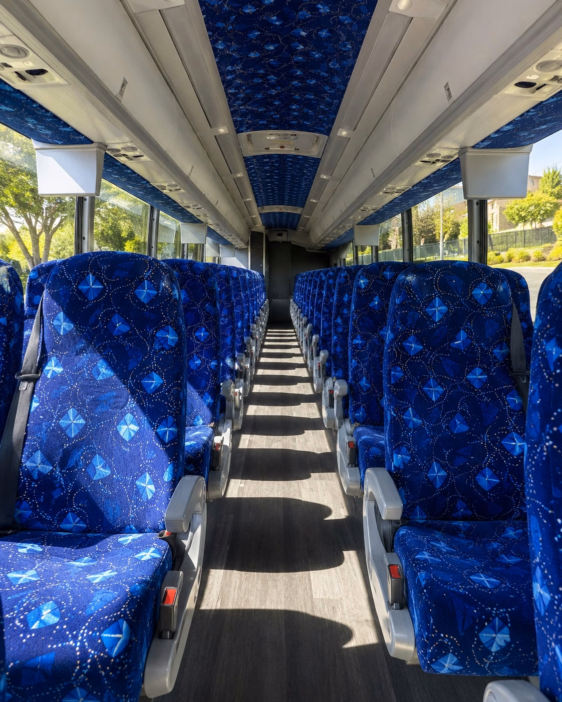 gilbert charter bus interior
