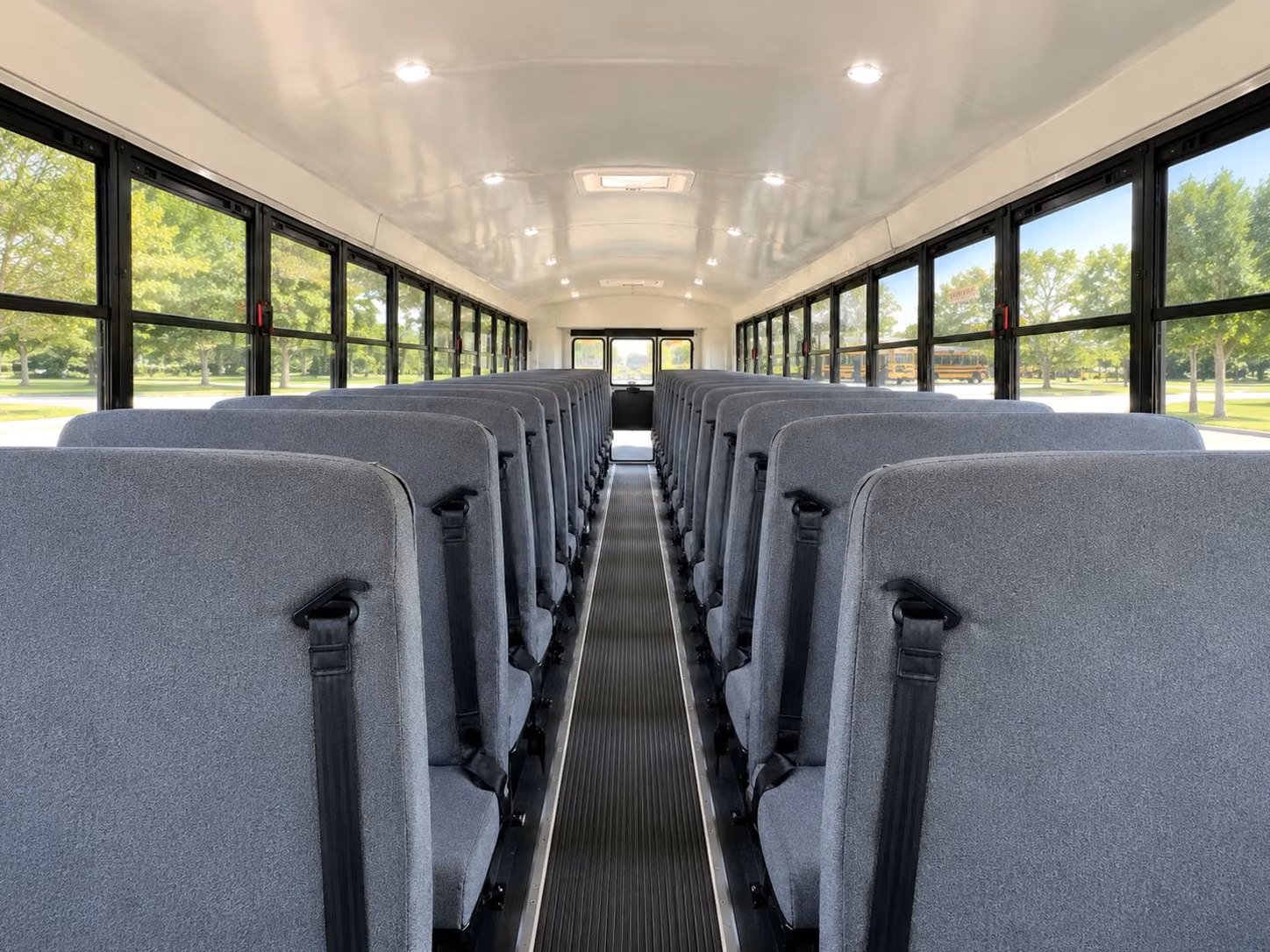 school bus interior