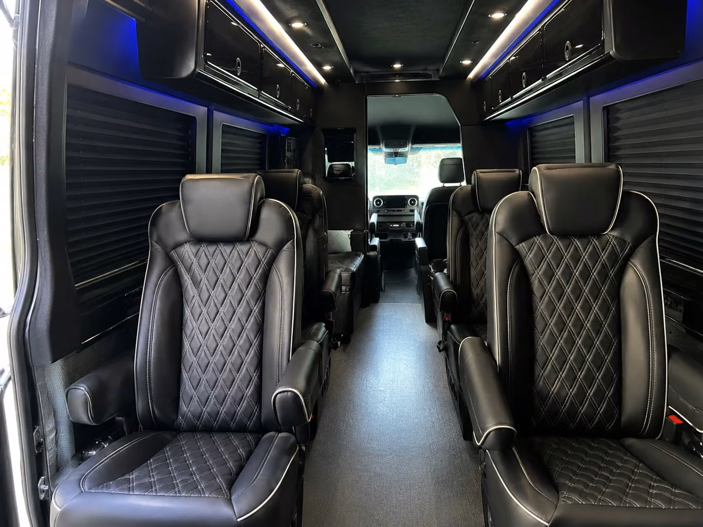 sprinter van with driver interior