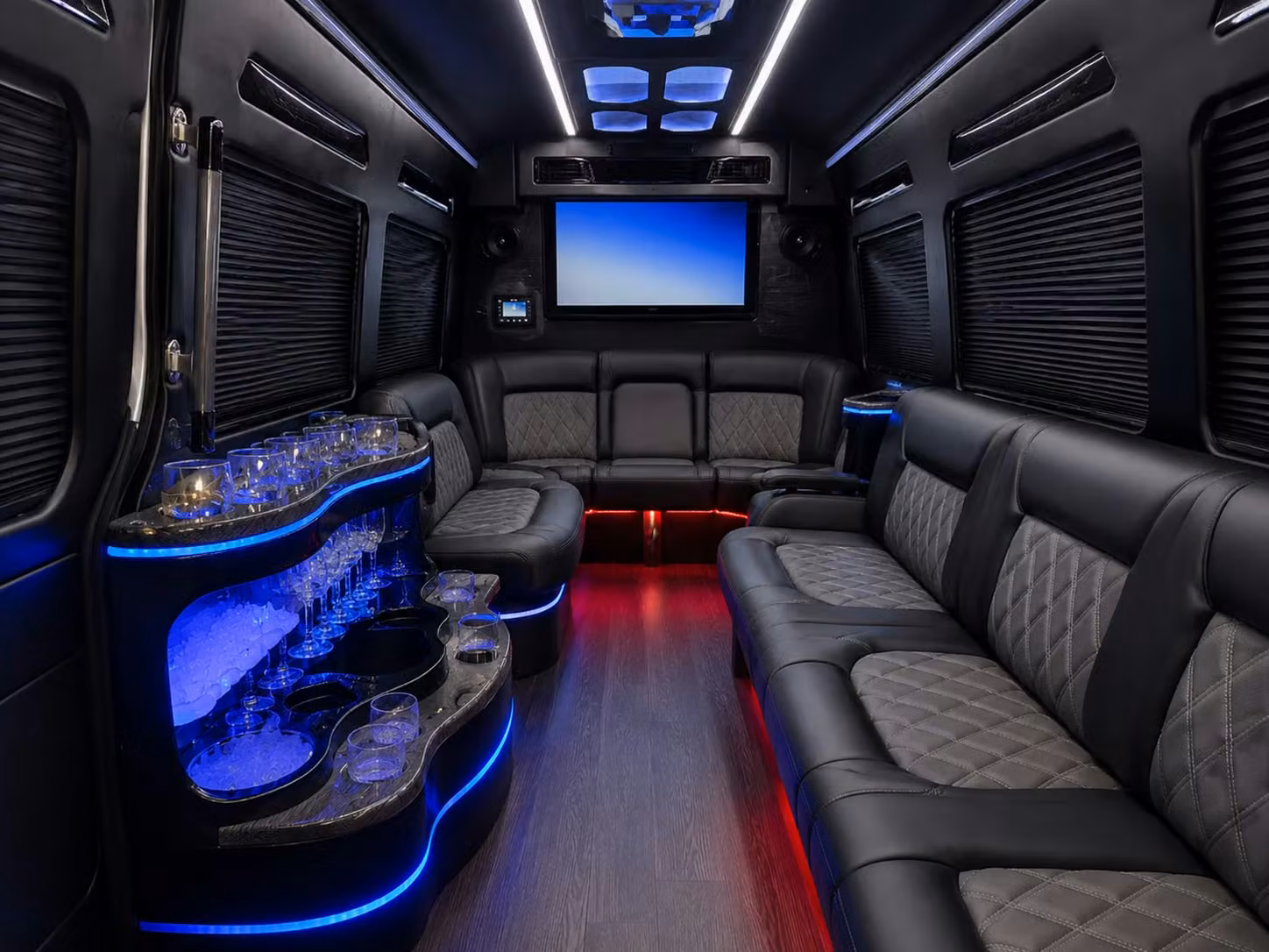 sprinter vans and minibuses for gilbert bridal party transportation